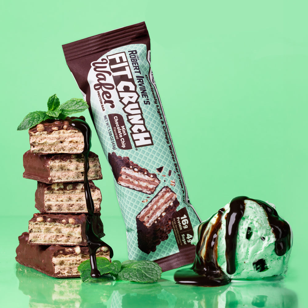 FITCRUNCH’s Newest Wafer Bar Flavor, Mint Chocolate Chip