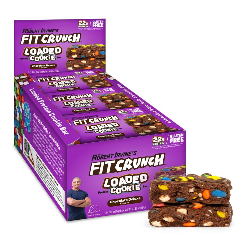 FITCRUNCH Loaded Cookie Bar Chocolate Deluxe (12ct)
