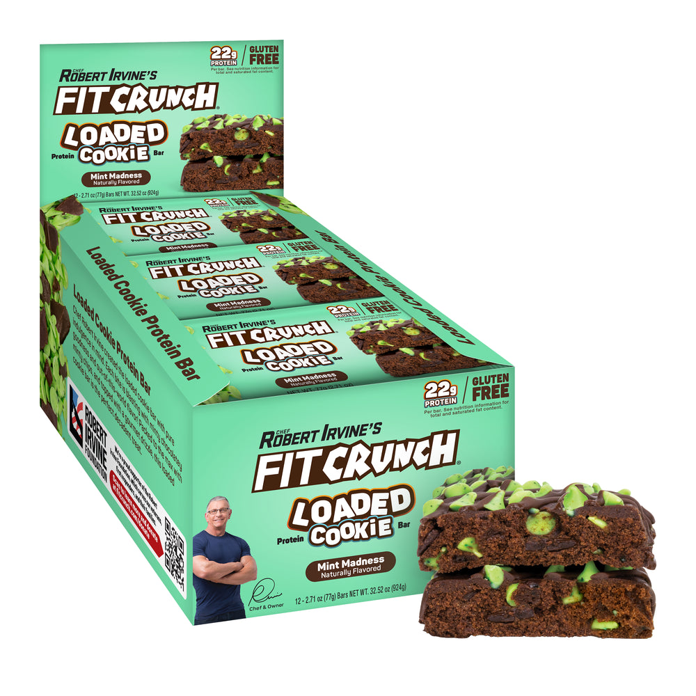 FITCRUNCH Loaded Cookie Bar Mint Madness (12ct)