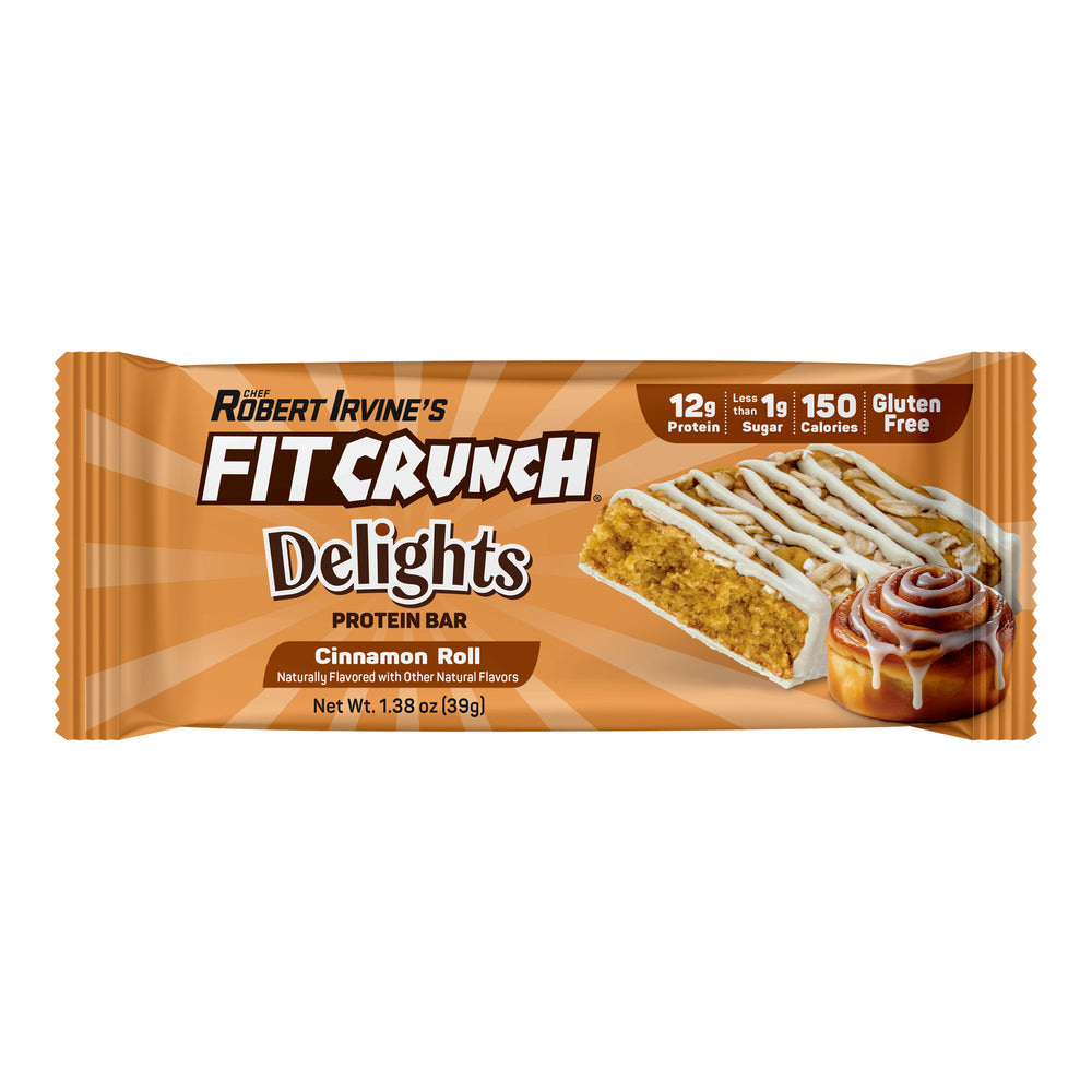
                  
                    FITCRUNCH Delights Protein Bar (8 Bars, Cinnamon Roll)
                  
                