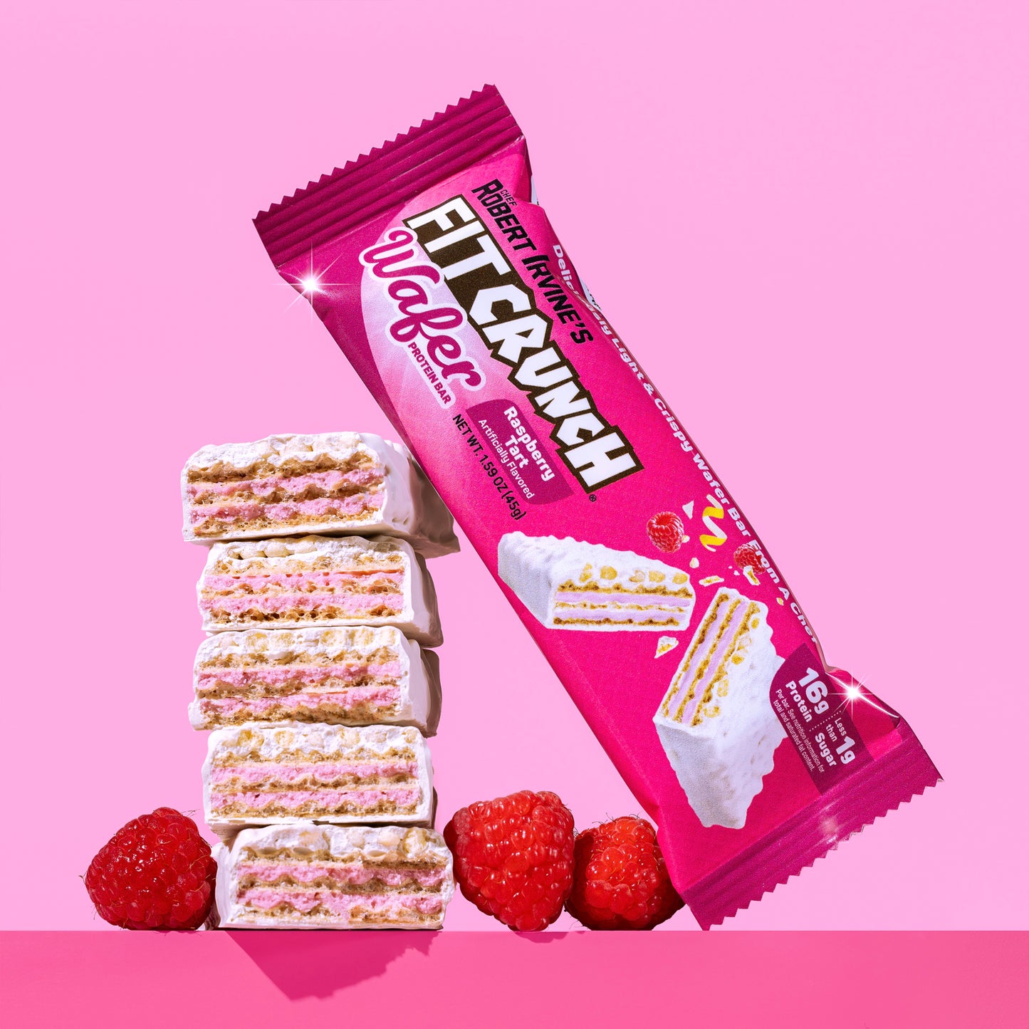 
                  
                    FITCRUNCH Wafer Protein Bars Raspberry Tart (9ct)
                  
                