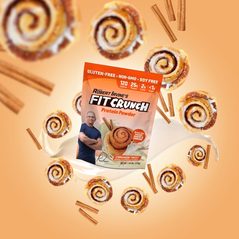 FITCRUNCH Cinnamon Twist Protein Powder