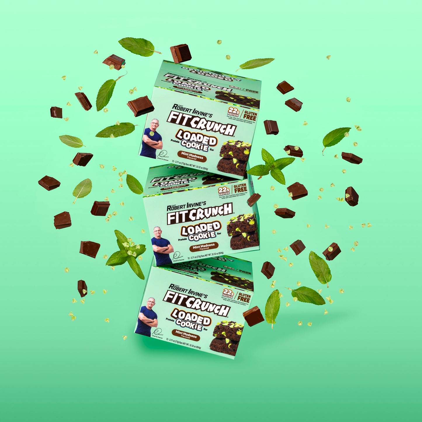 
                  
                    FITCRUNCH Loaded Cookie Bar Mint Madness (12ct)
                  
                