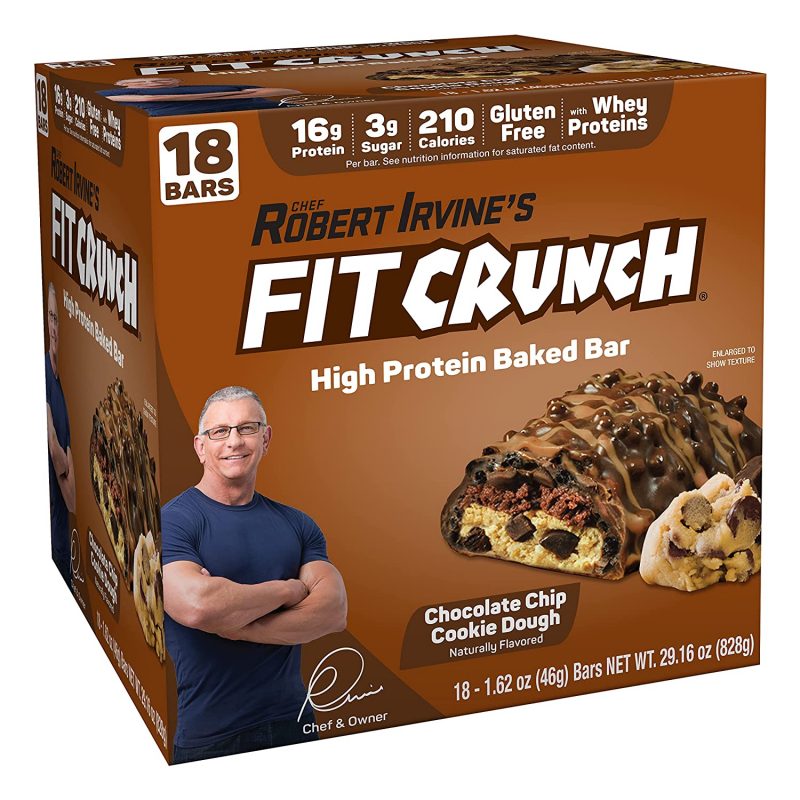 
                  
                    FITCRUNCH Chocolate Chip Cookie Dough (18ct Snack Size)
                  
                