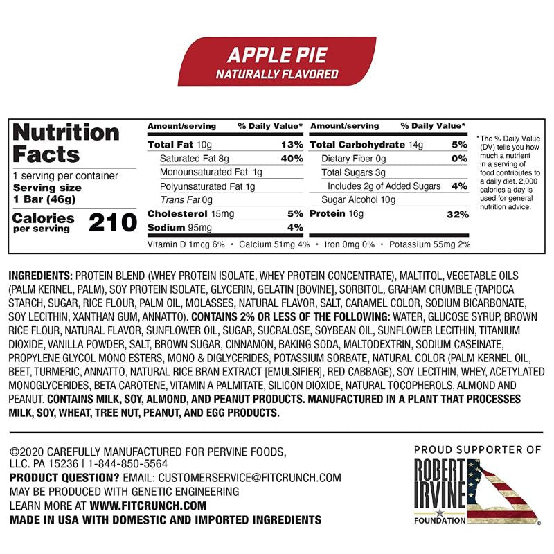 
                  
                    FITCRUNCH Apple Pie (18ct Snack Size)
                  
                