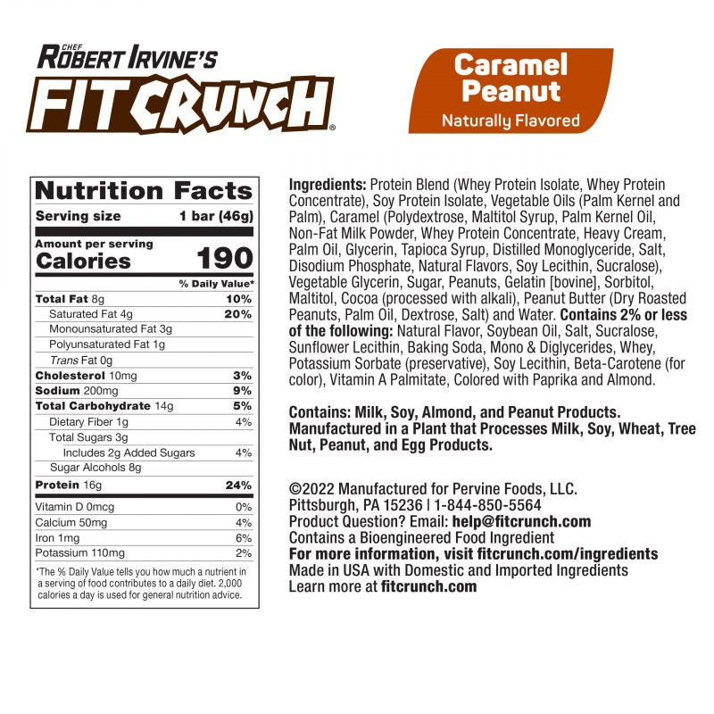 
                  
                    FITCRUNCH Caramel Peanut (18ct Snack Size)
                  
                