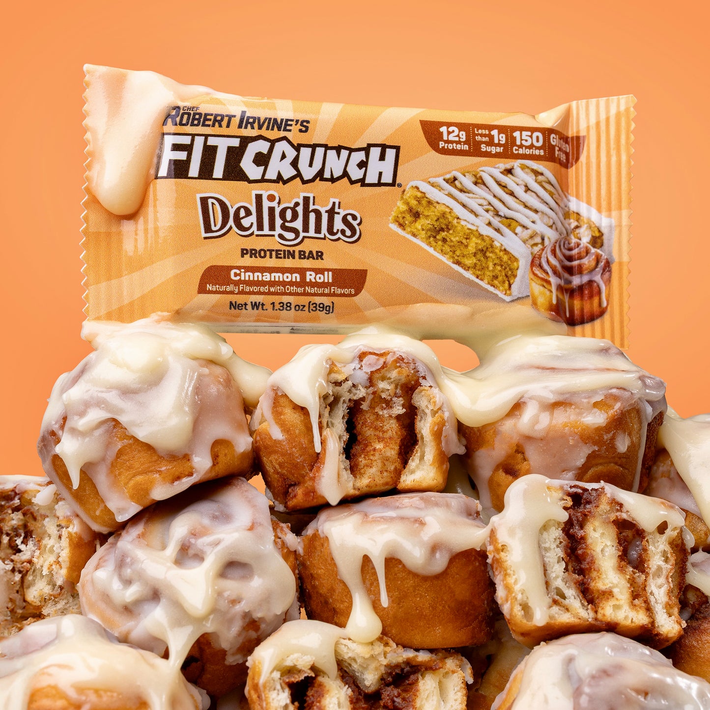 
                  
                    FITCRUNCH Delights Protein Bar (8 Bars, Cinnamon Roll)
                  
                