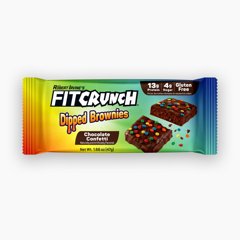 FITCRUNCH Dipped Protein Brownies
