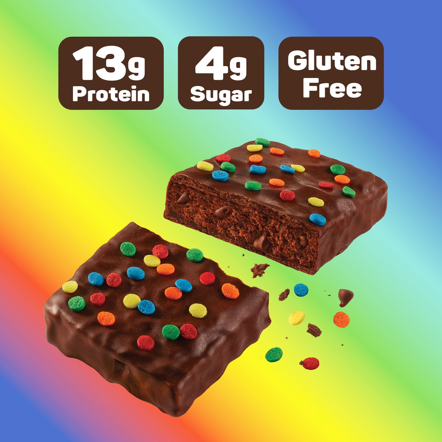 
                  
                    FITCRUNCH Dipped Protein Brownies (8 Brownies, Chocolate Confetti)
                  
                