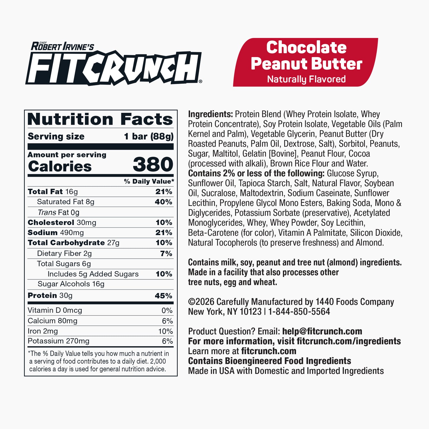 
                  
                    FITCRUNCH Peanut Butter (12ct Full Size)
                  
                