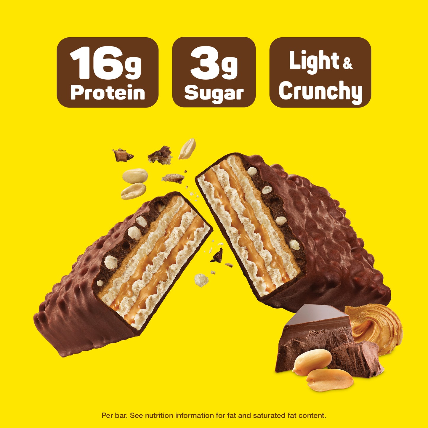 
                  
                    FITCRUNCH Wafer Protein Bars Chocolate Peanut Butter (9ct)
                  
                