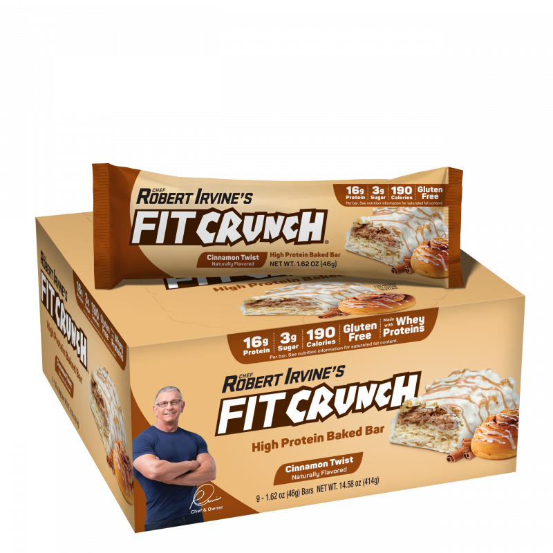 FITCRUNCH Cinnamon Twist (9ct Snack Size)