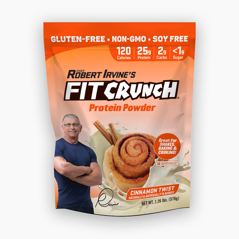 FITCRUNCH Cinnamon Twist Protein Powder