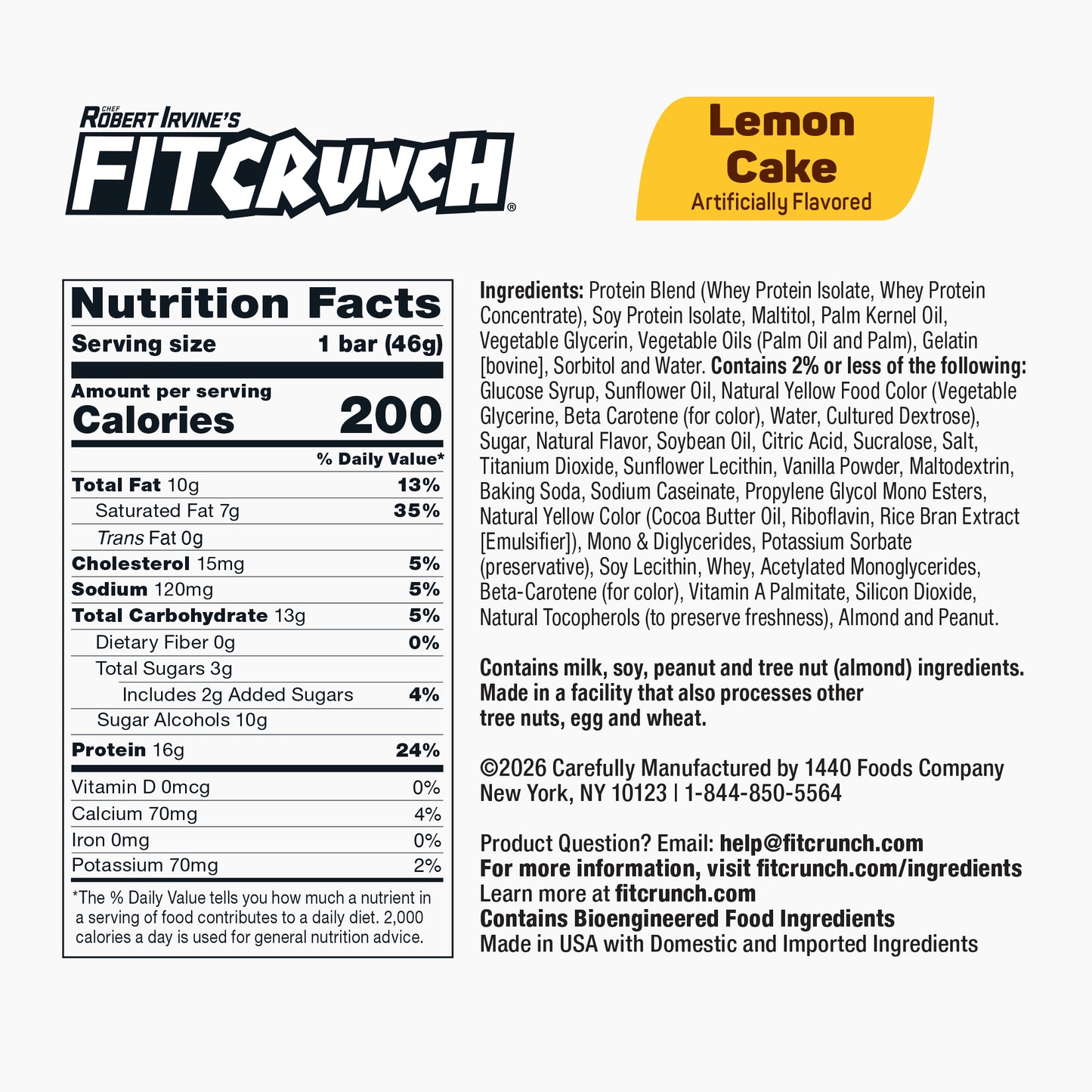 
                  
                    FITCRUNCH Lemon Cake
                  
                