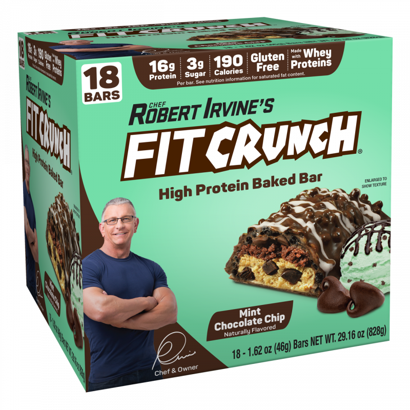 FITCRUNCH Mint Chocolate Chip (18ct Snack Size)