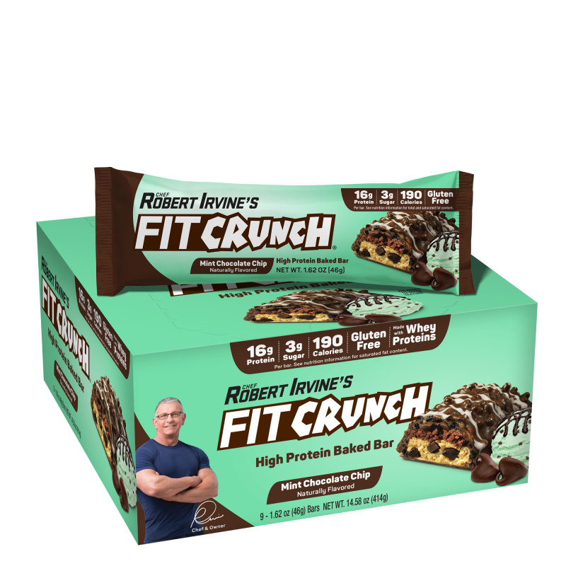 FITCRUNCH Mint Chocolate Chip (9ct Snack Size)