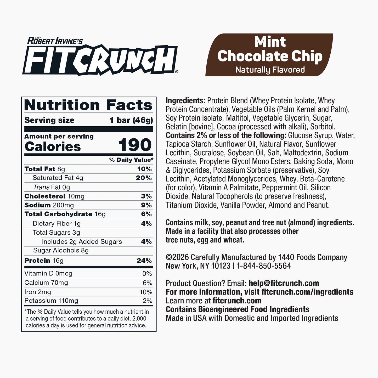 
                  
                    FITCRUNCH Mint Chocolate Chip
                  
                