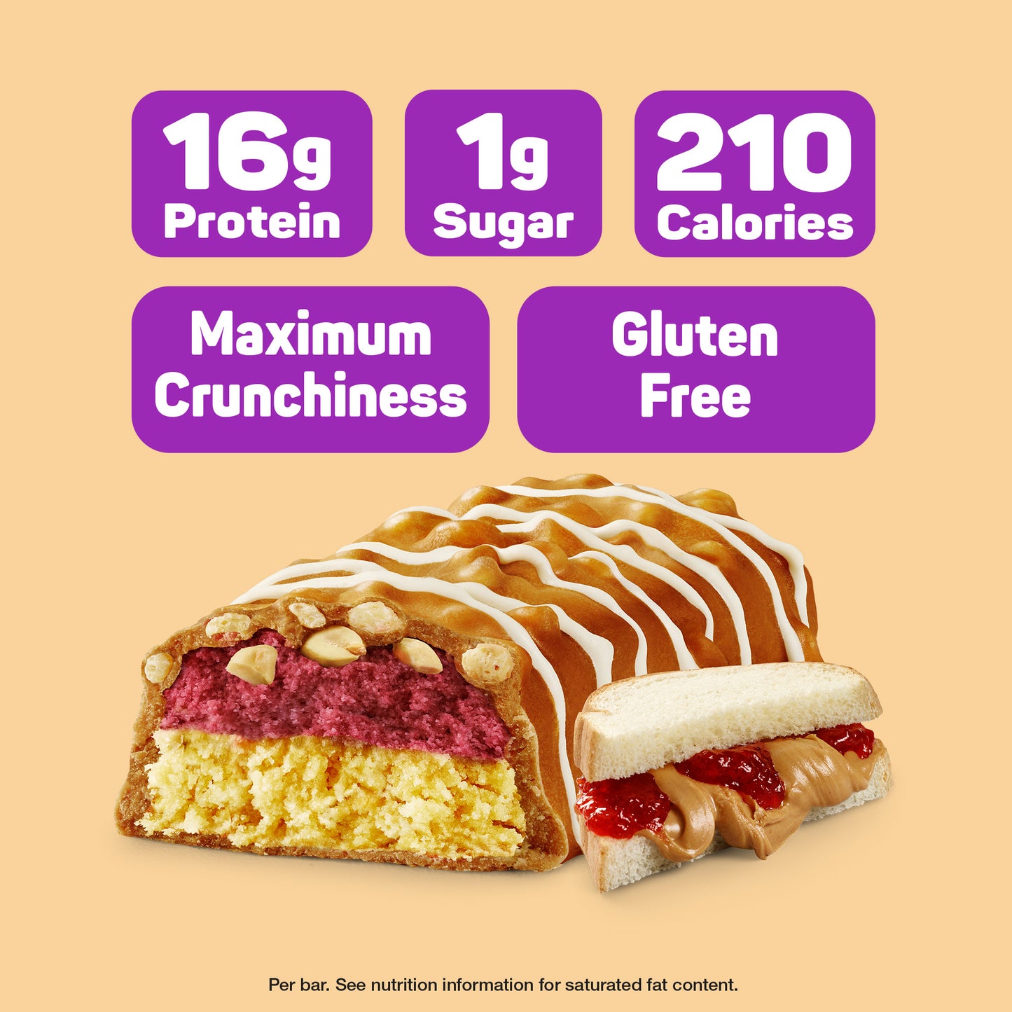 
                  
                    FITCRUNCH Peanut Butter & Jelly
                  
                