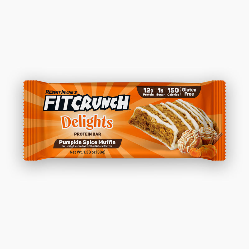 FITCRUNCH Delights Pumpkin Spice Muffin