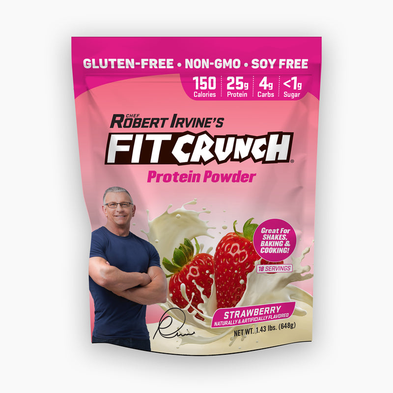 FITCRUNCH Strawberry Protein Powder