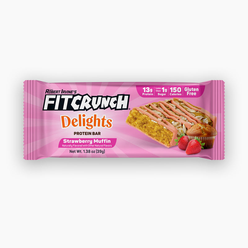 FITCRUNCH Delights Strawberry Muffin