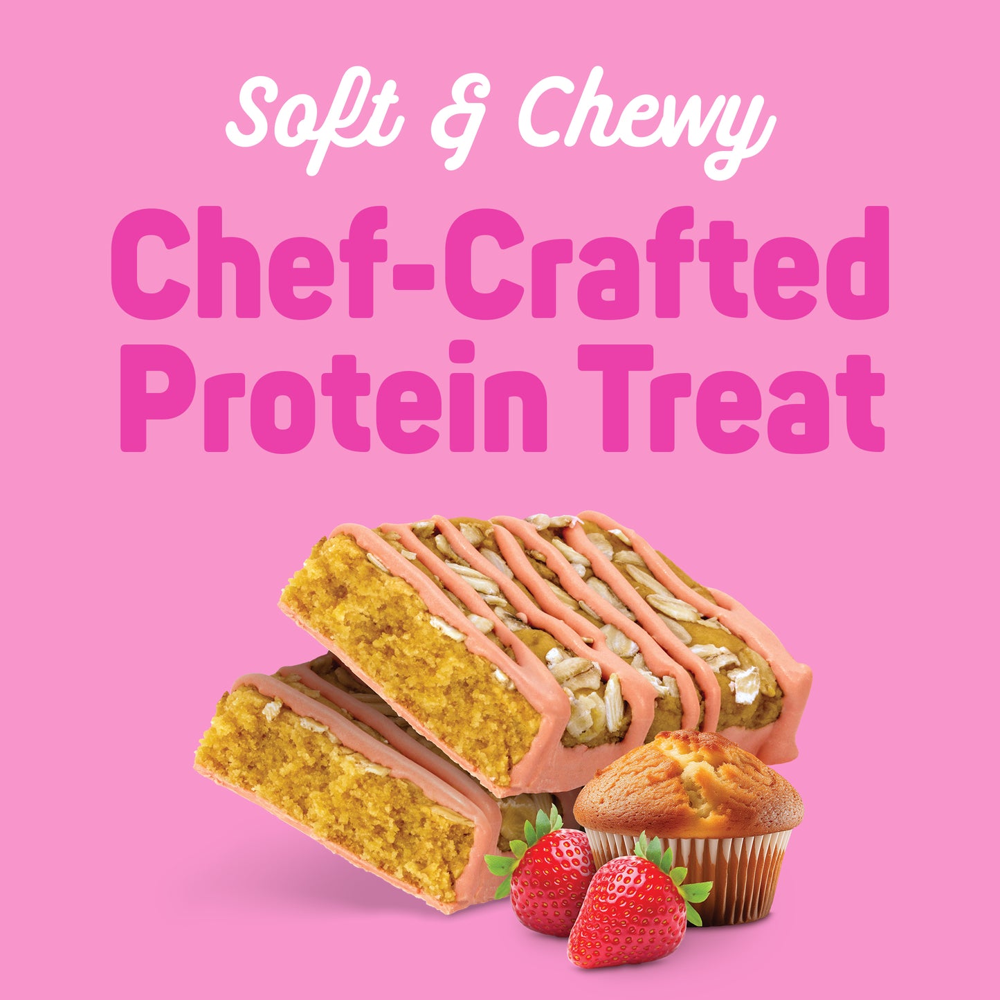 
                  
                    FITCRUNCH Delights Protein Bar (8 Bars, Strawberry Muffin)
                  
                