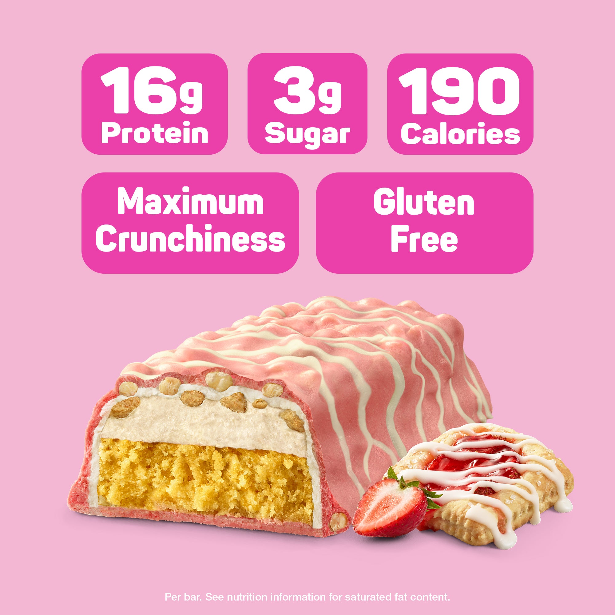 FITCRUNCH Snack Size Strawberry Strudel