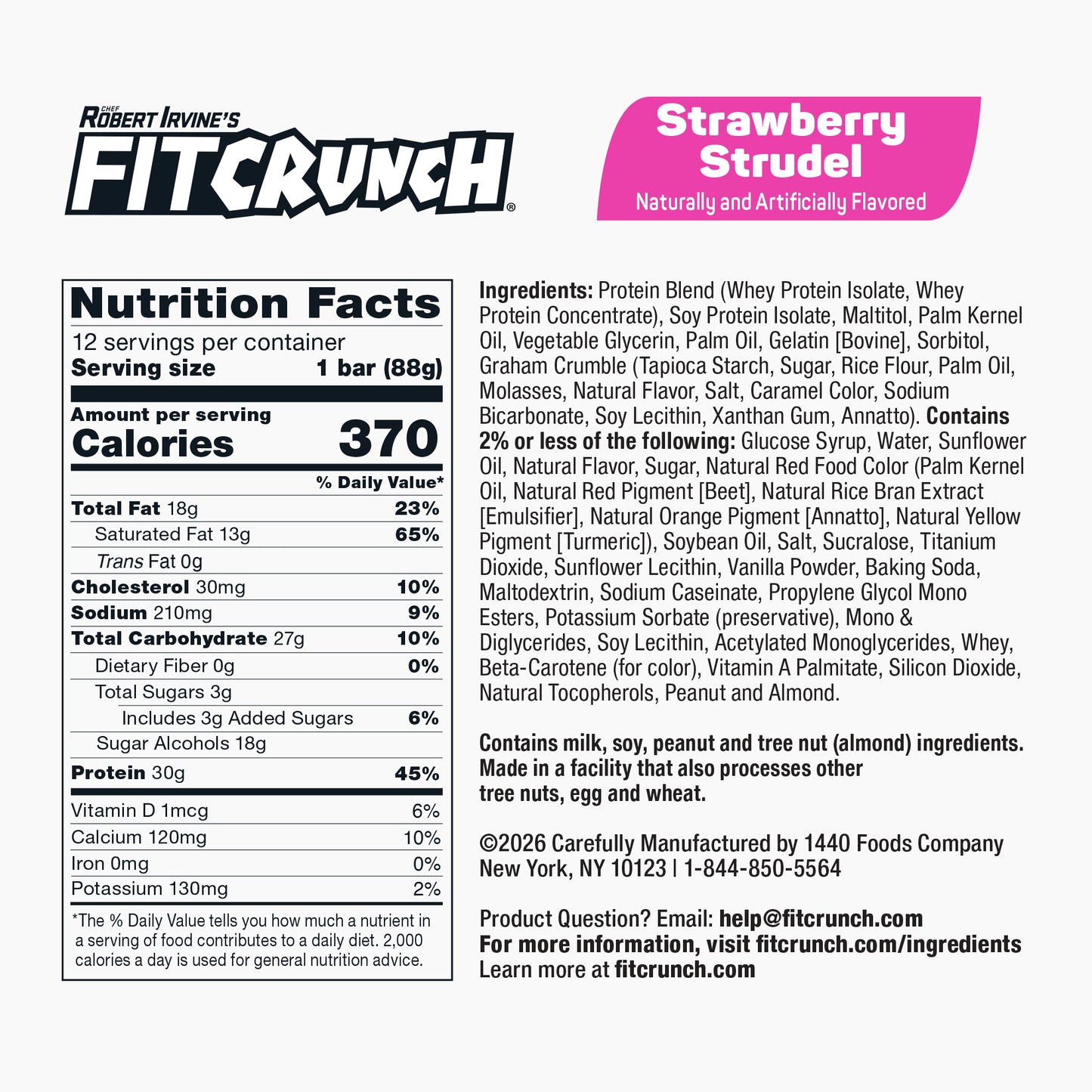 
                  
                    FITCRUNCH Full Size Strawberry Strudel
                  
                