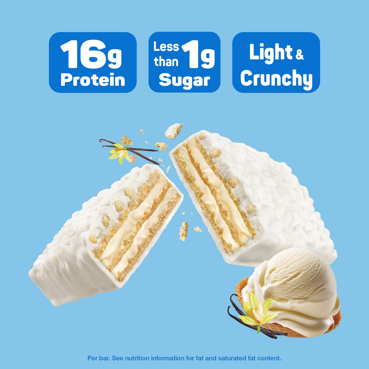 
                  
                    FITCRUNCH Wafer Protein Bars Vanilla Gelato (9ct)
                  
                