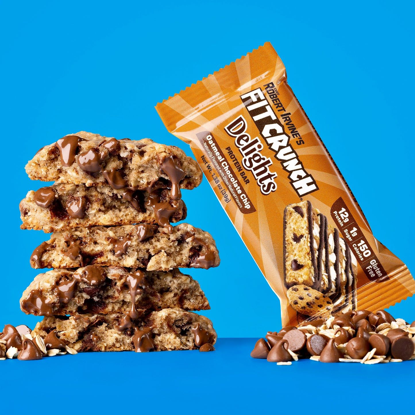 
                  
                    FITCRUNCH Delights Protein Bar (8 Bars, Oatmeal Chocolate Chip)
                  
                