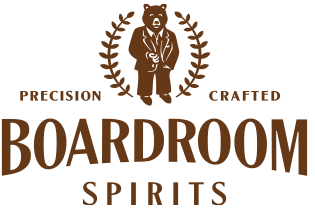 Boardroom Spirits logo with bear icon